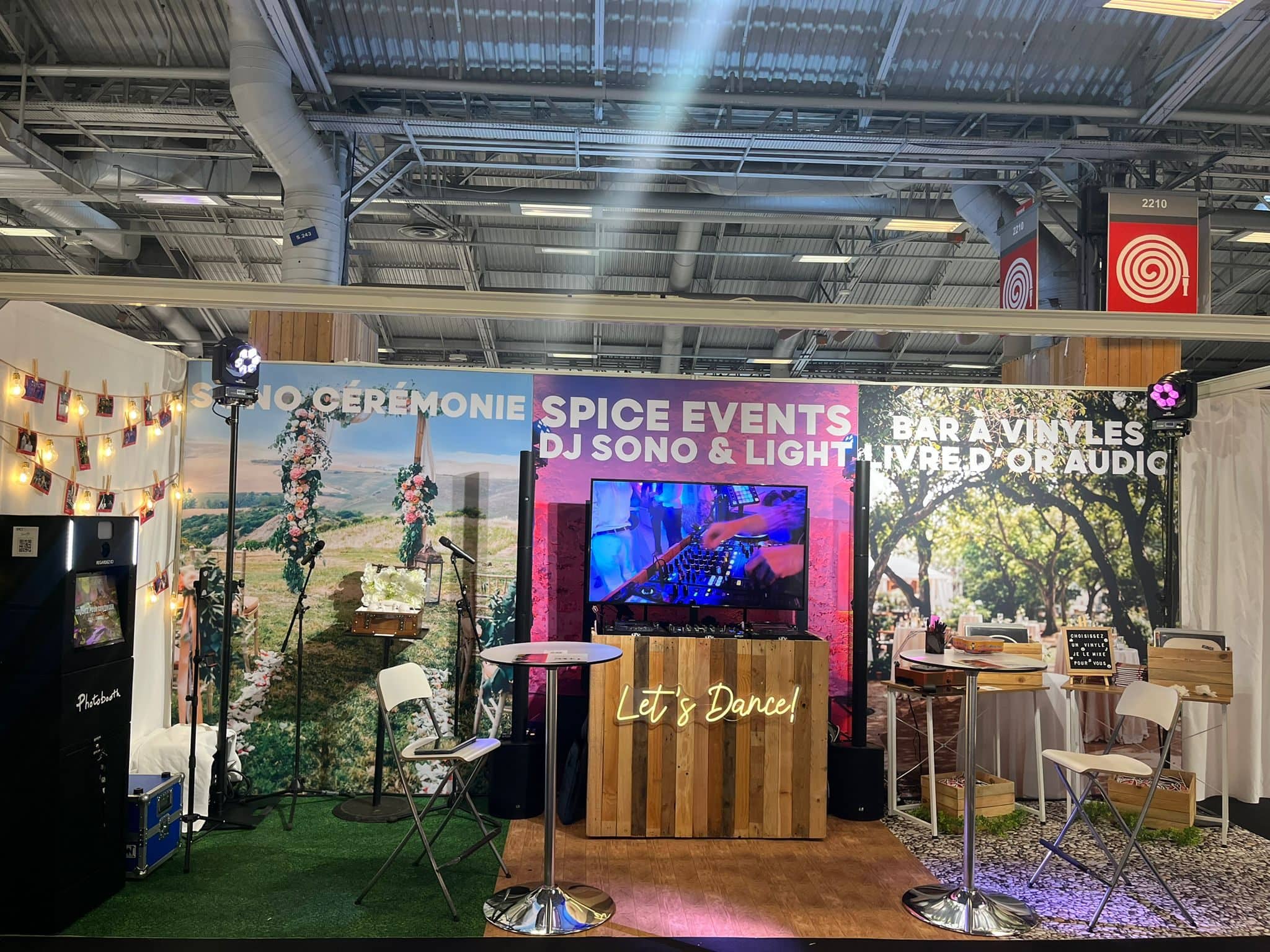 Stand Spice Events au Salon du Mariage