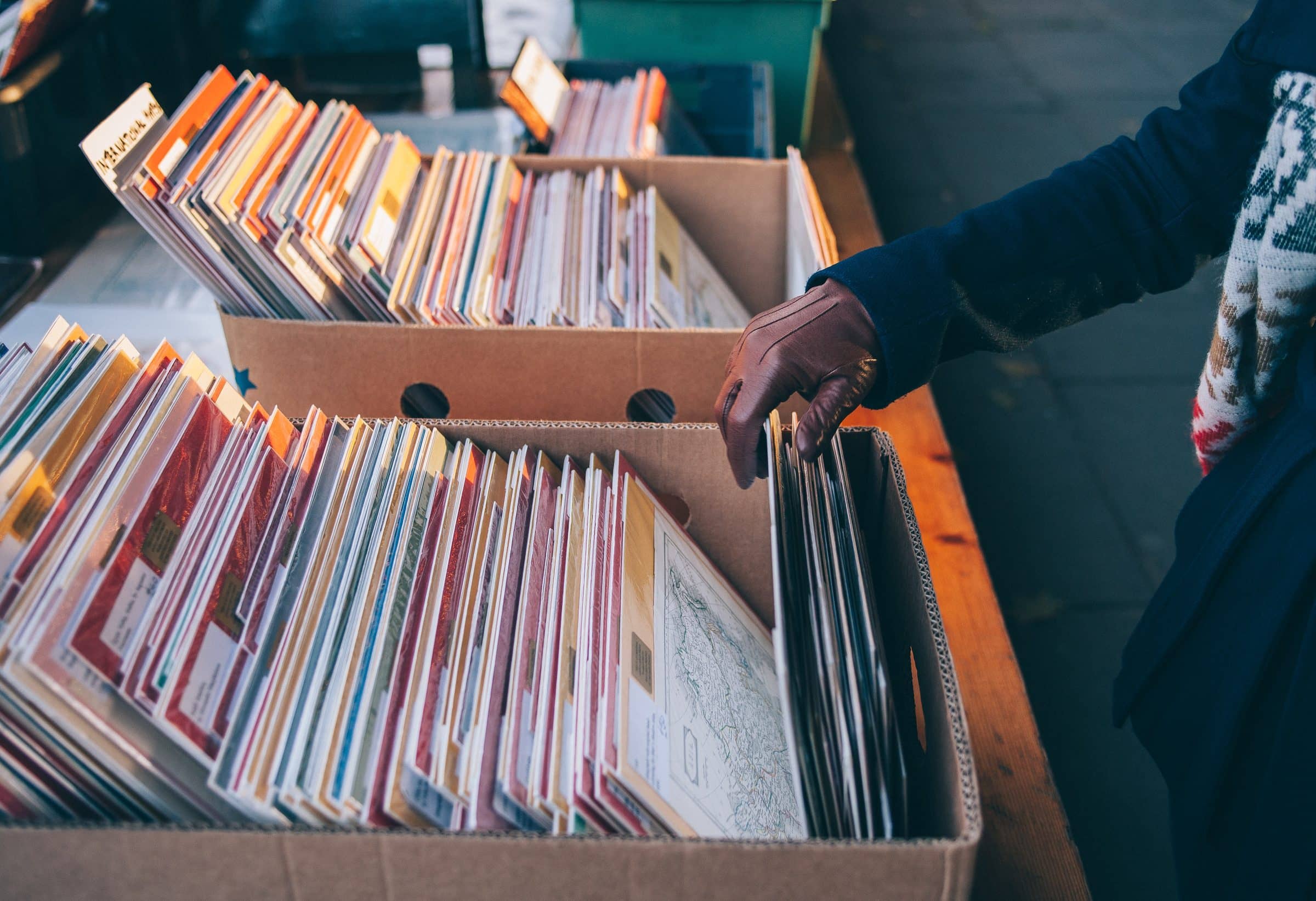 Bacs de vinyles