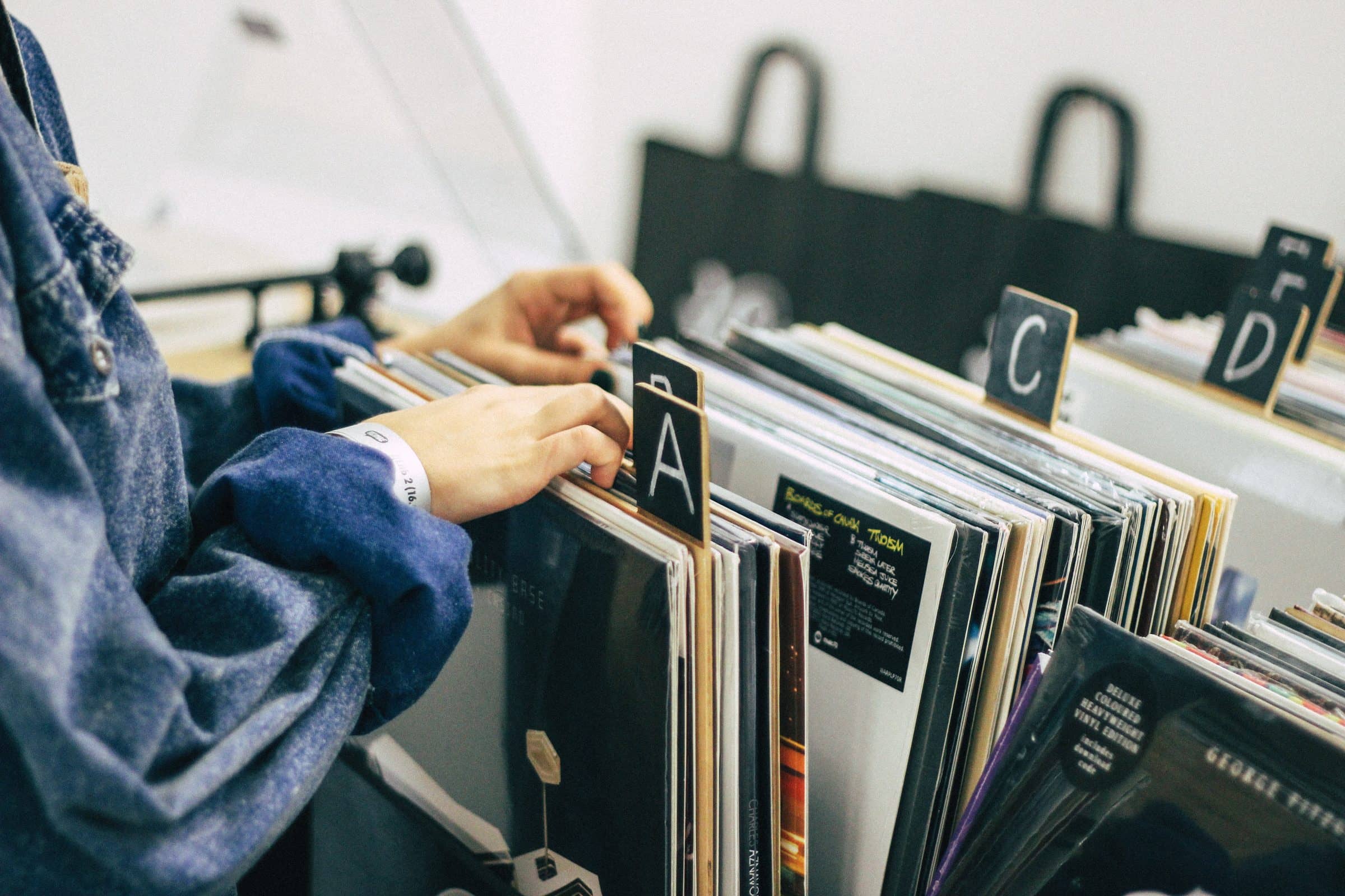 Vinyles classés par ordre alphabétique